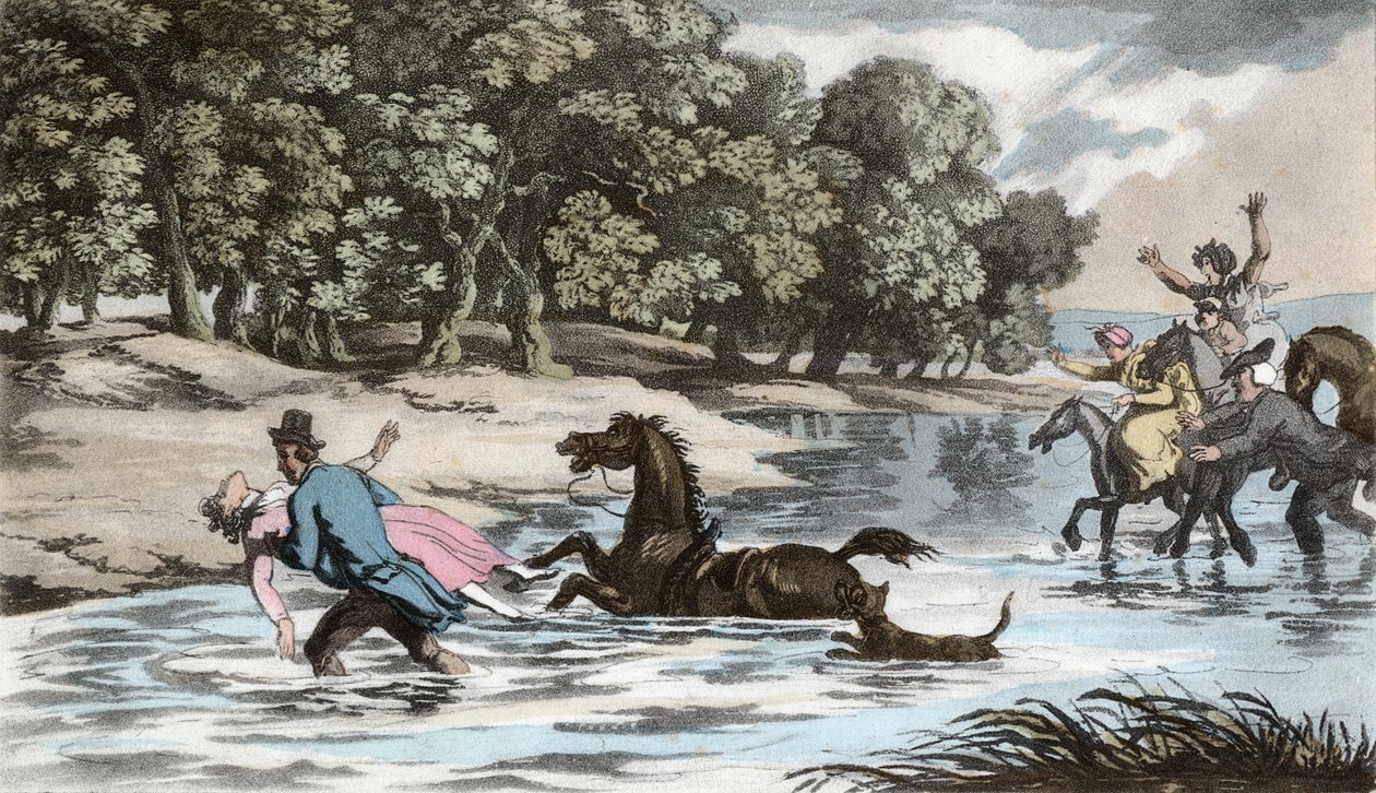 Sophia aus dem Wasser gerettet, Illustration aus 