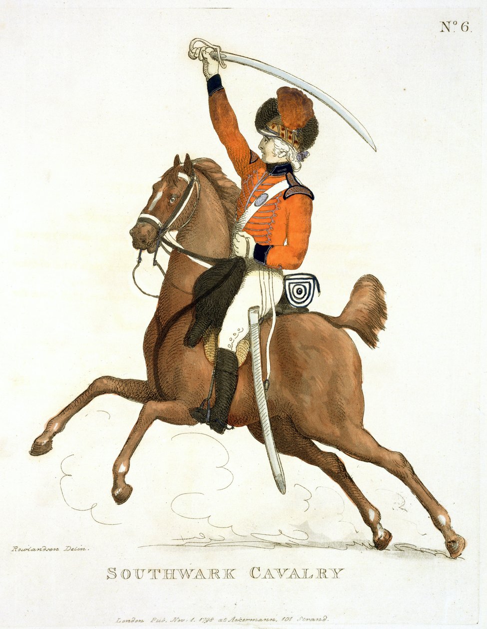 Southwark Kavallerie-Freiwilliger, Platte 6 aus 