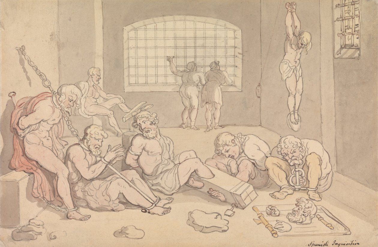 Spanische Inquisition von Thomas Rowlandson