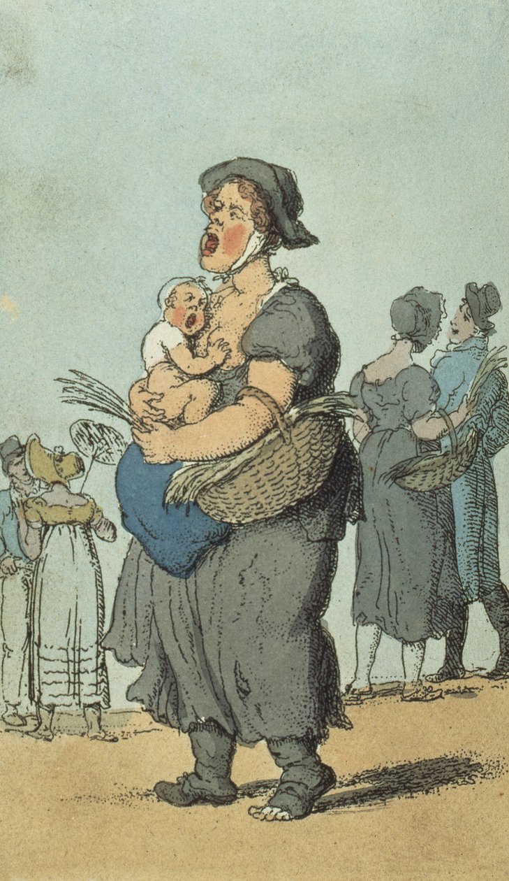 Süßer Lavendel, 1820 von Thomas Rowlandson
