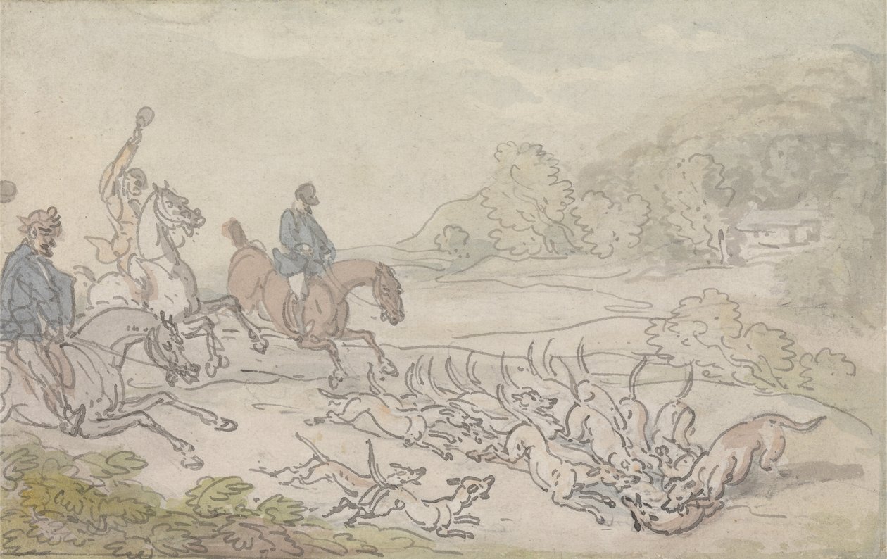 Die Jagd von Thomas Rowlandson