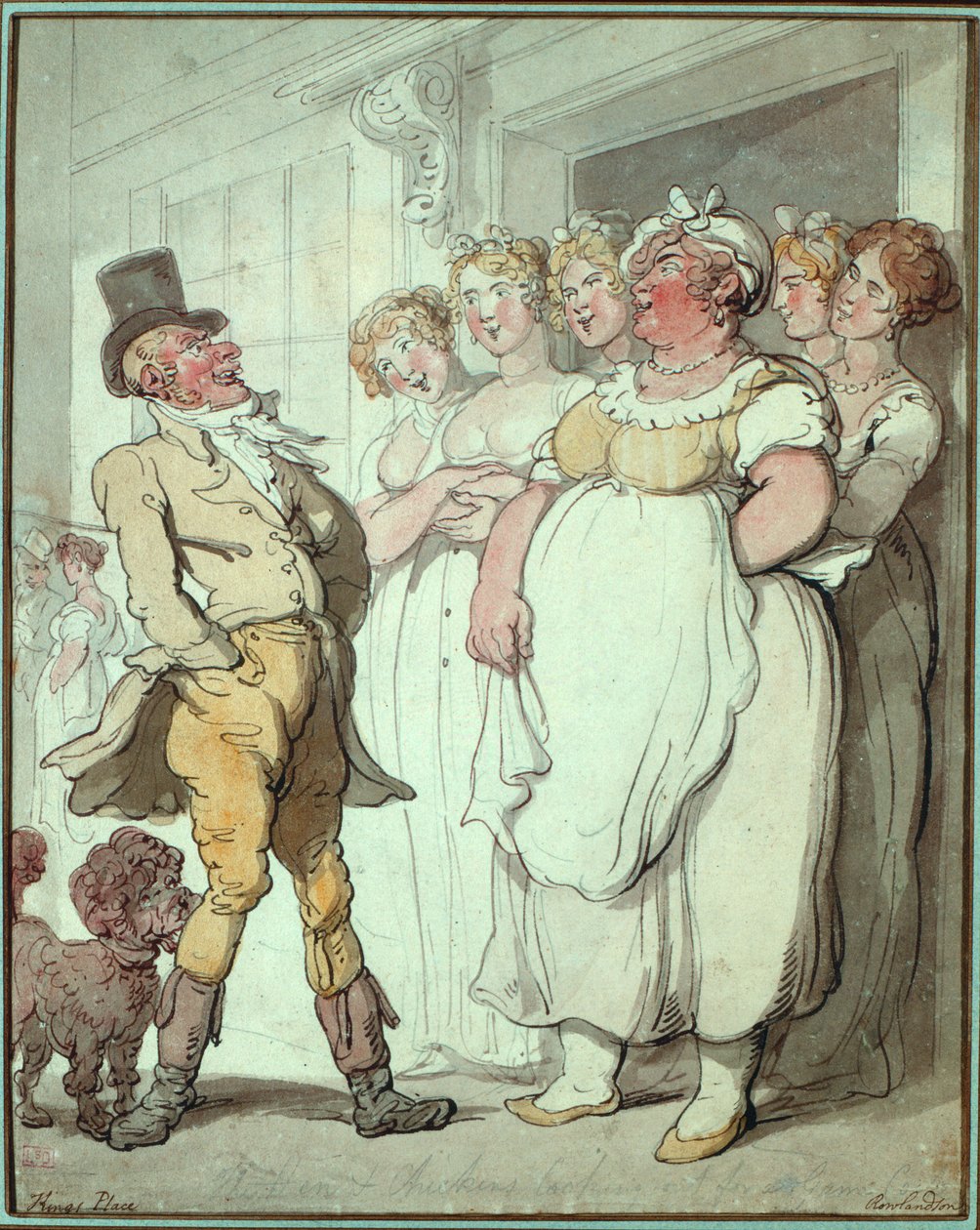 Der Königspalast von Thomas Rowlandson