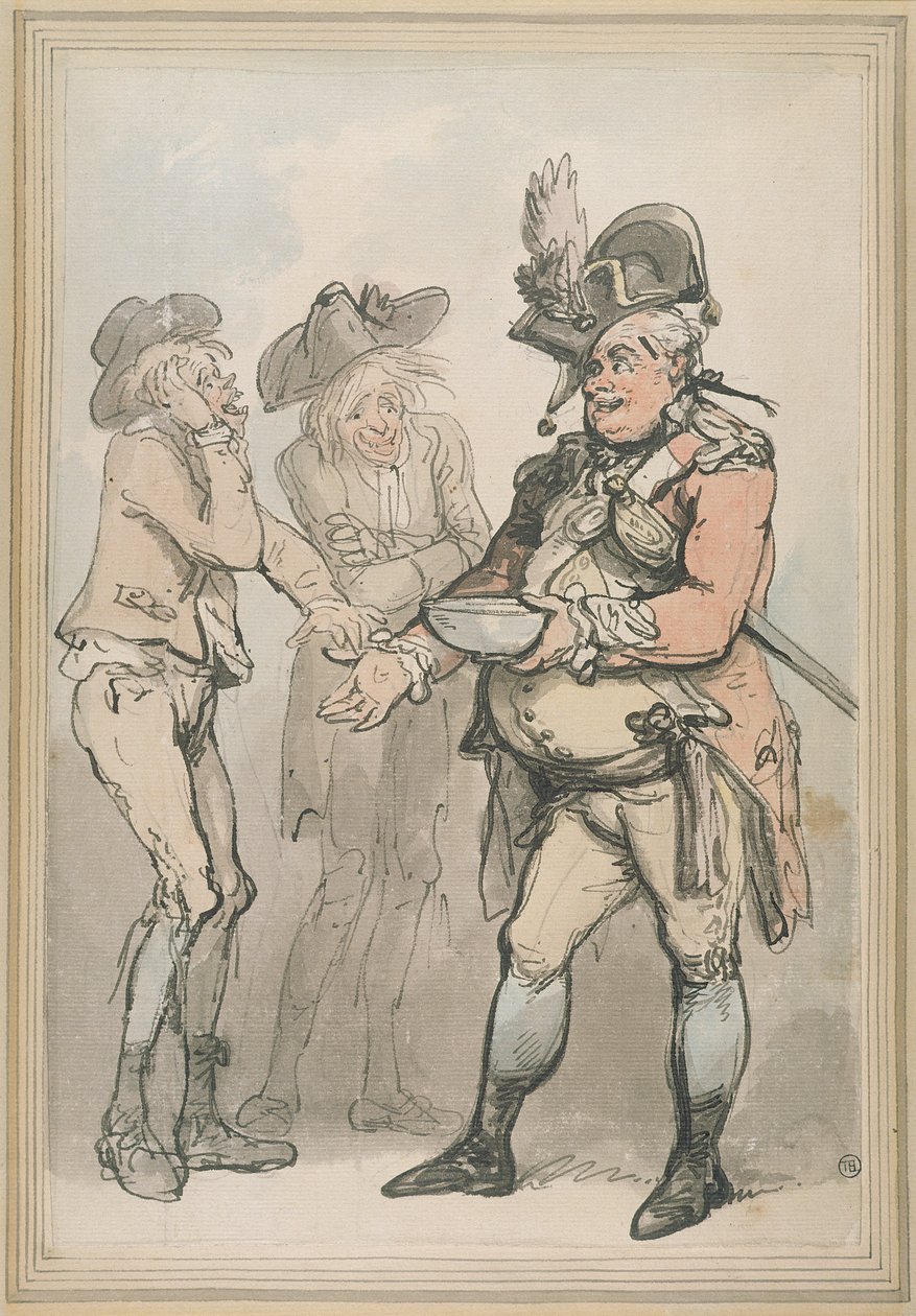Der Rekrutierungssergeant, um 1790 von Thomas Rowlandson