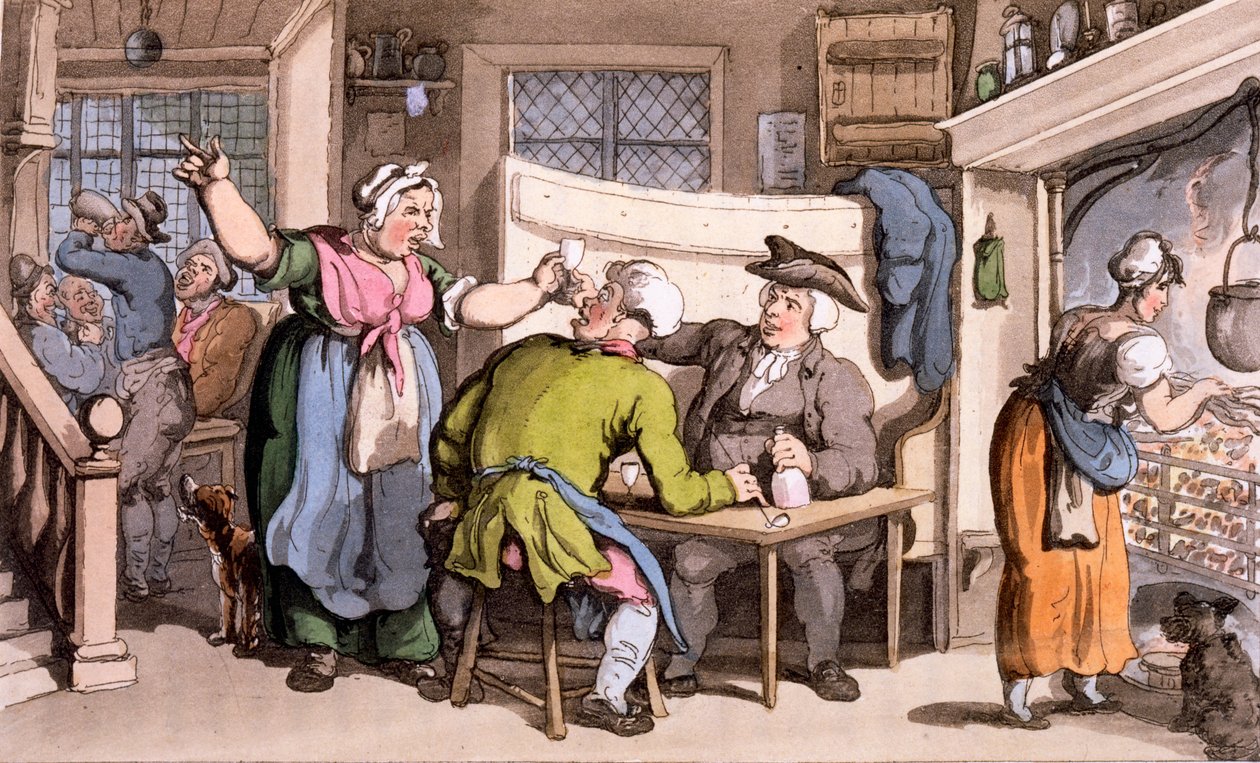 Die Zänkische, mit Nachrichten von Olivia von Thomas Rowlandson