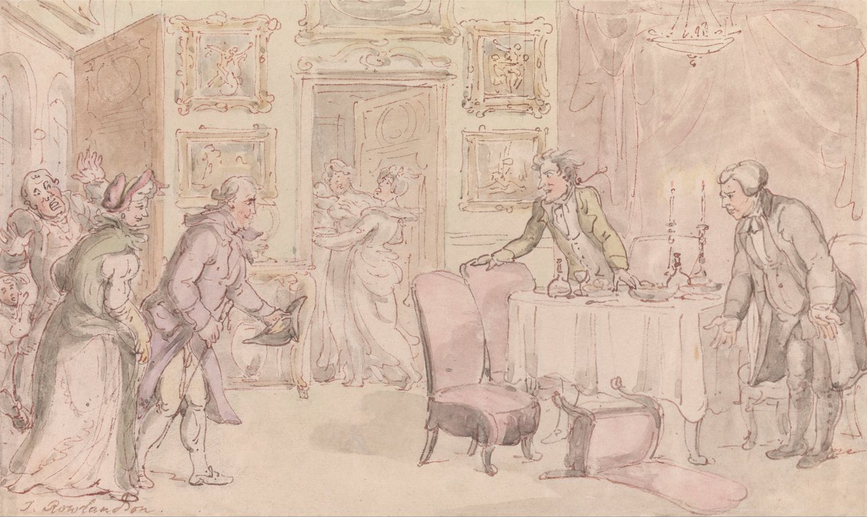 Der Pfarrer von Wakefield - Die Überraschung von Thomas Rowlandson