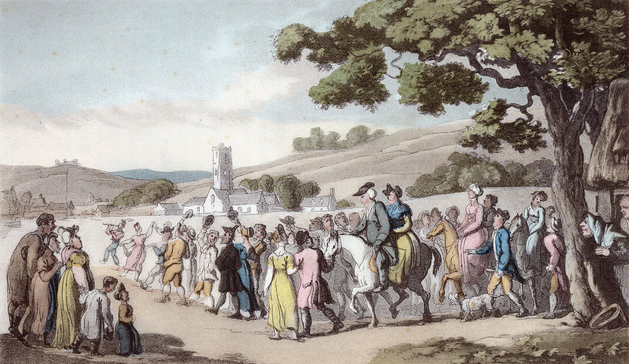 Der Empfang, Illustration aus 