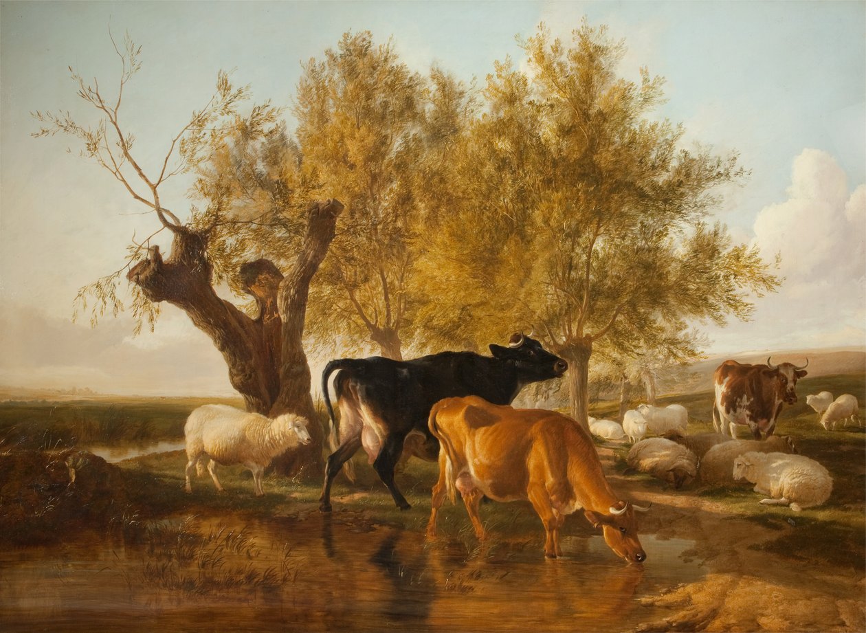 Canterbury Wiesen, Abend von Thomas Sidney Cooper