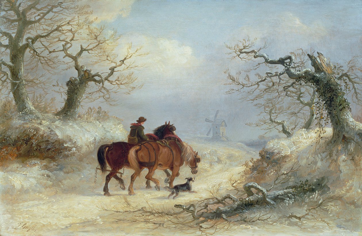 Überquerung des Commons - Szene in der Nähe von Ipswich von Thomas Smythe