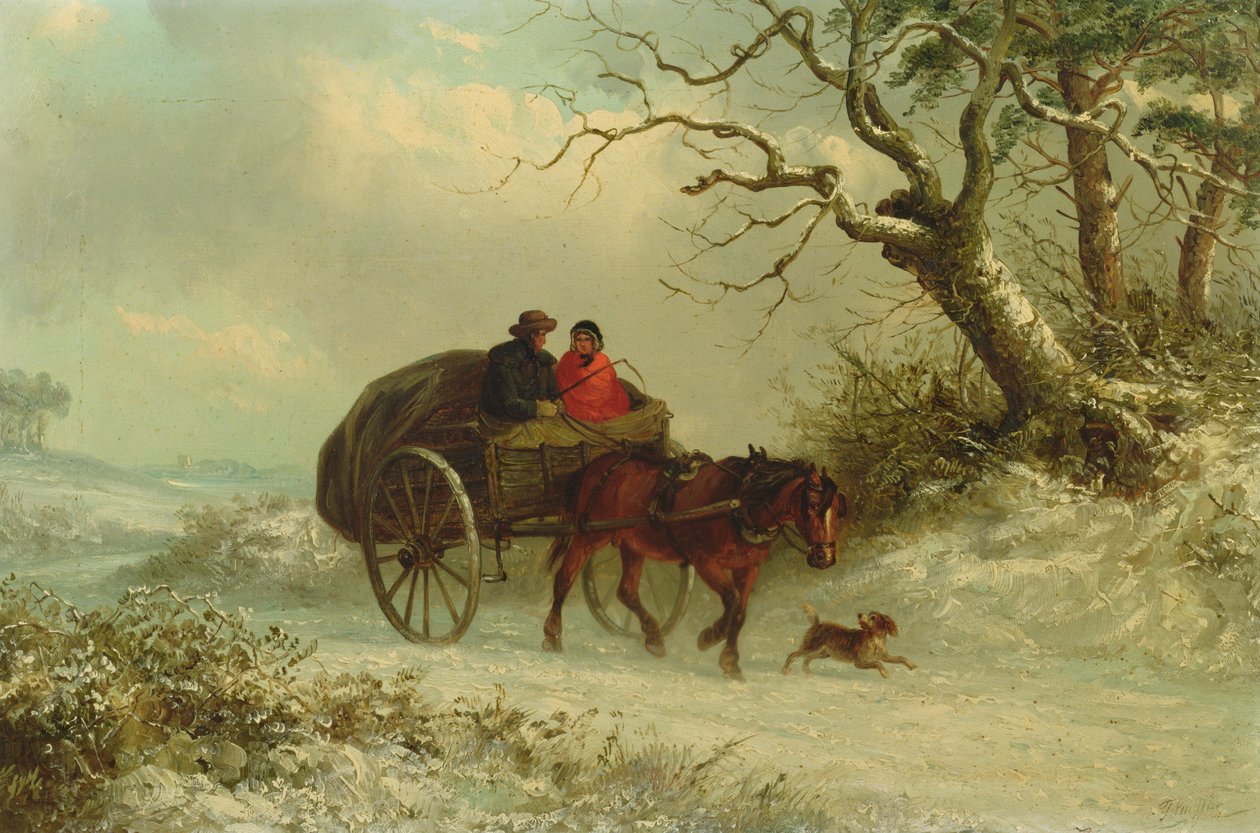 Zum Markt im Winter von Thomas Smythe