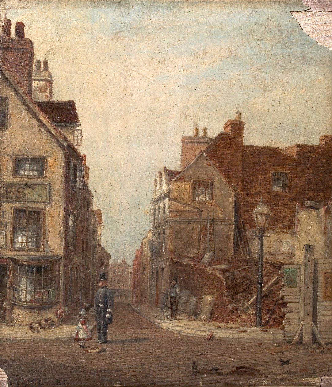 Sheep Lane, Nottingham, ca. 1885 von Thomas Sturge Moore