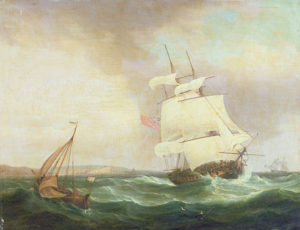 Stürmisches Wetter von Thomas Whitcombe