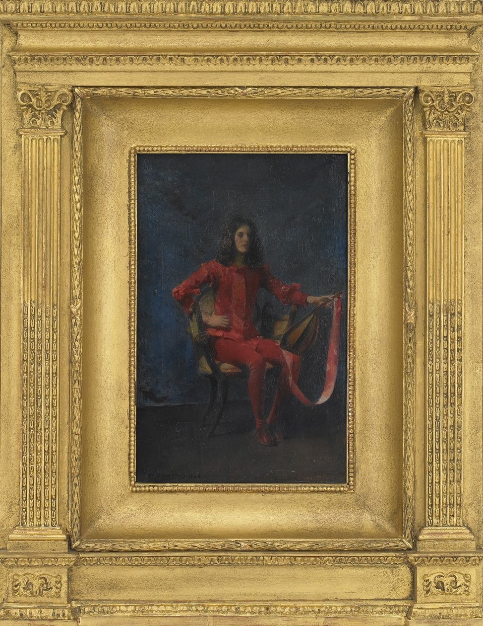 Die Komödiantin, 1906 von Thomas Wilmer Dewing