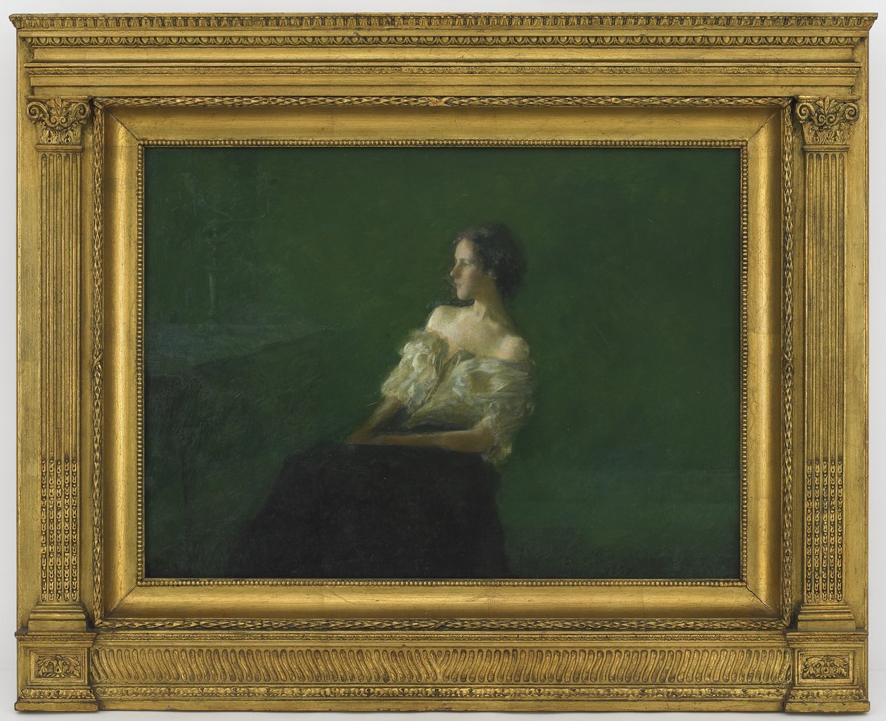 Studie einer sitzenden Frau, 1897 von Thomas Wilmer Dewing