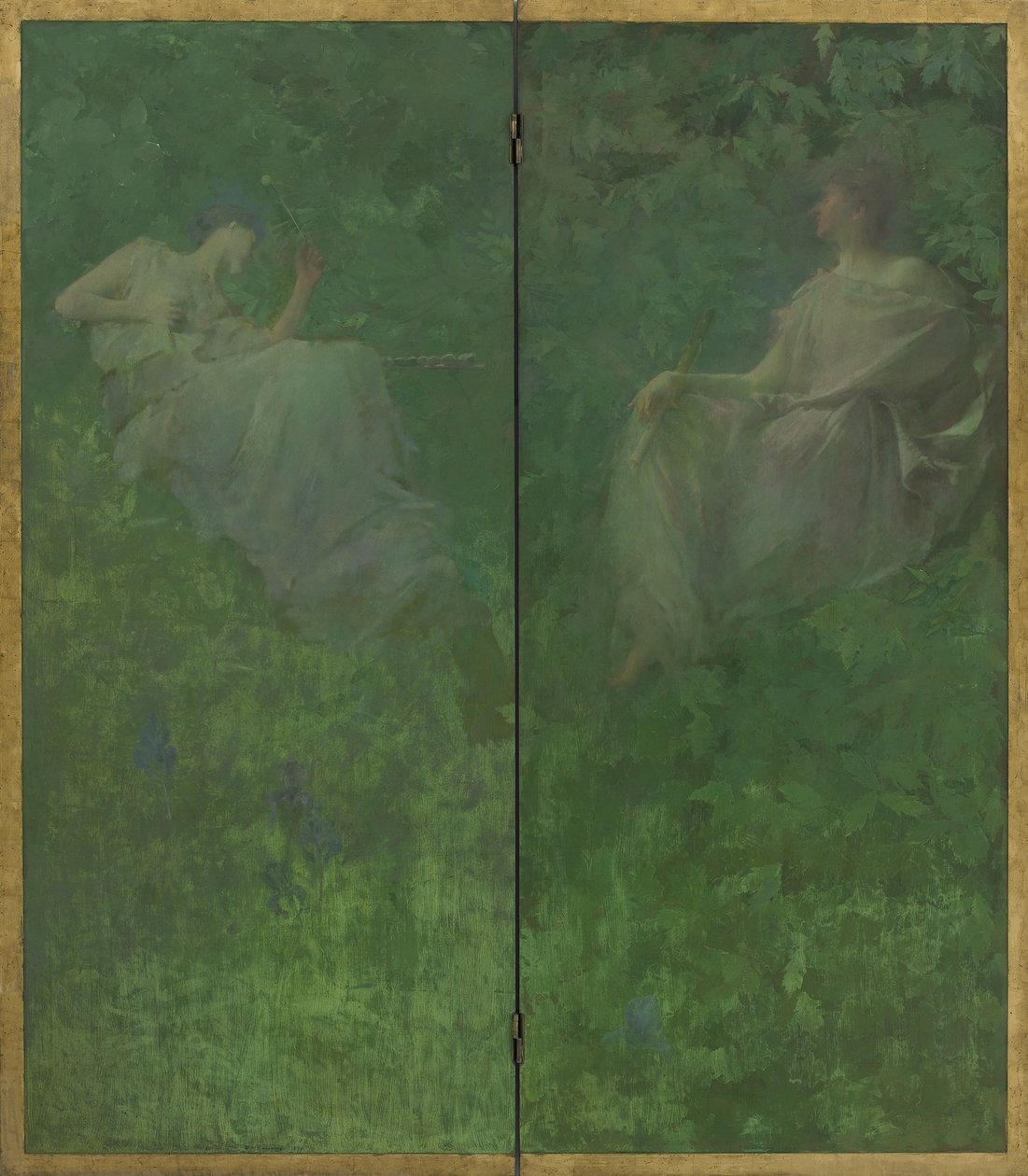Die vier sylvanischen Klänge, 1896-97 von Thomas Wilmer Dewing