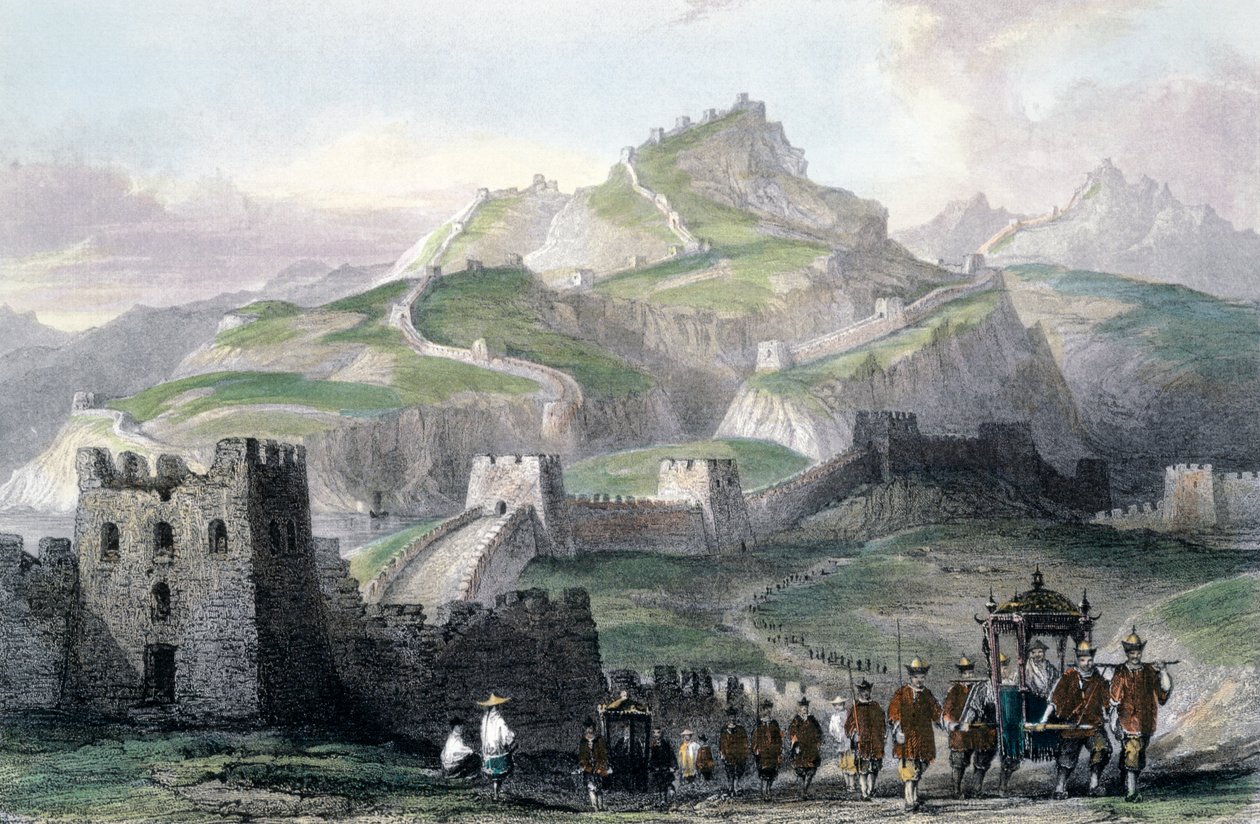 Die Große Mauer von China, 1843 von Thomas Allom