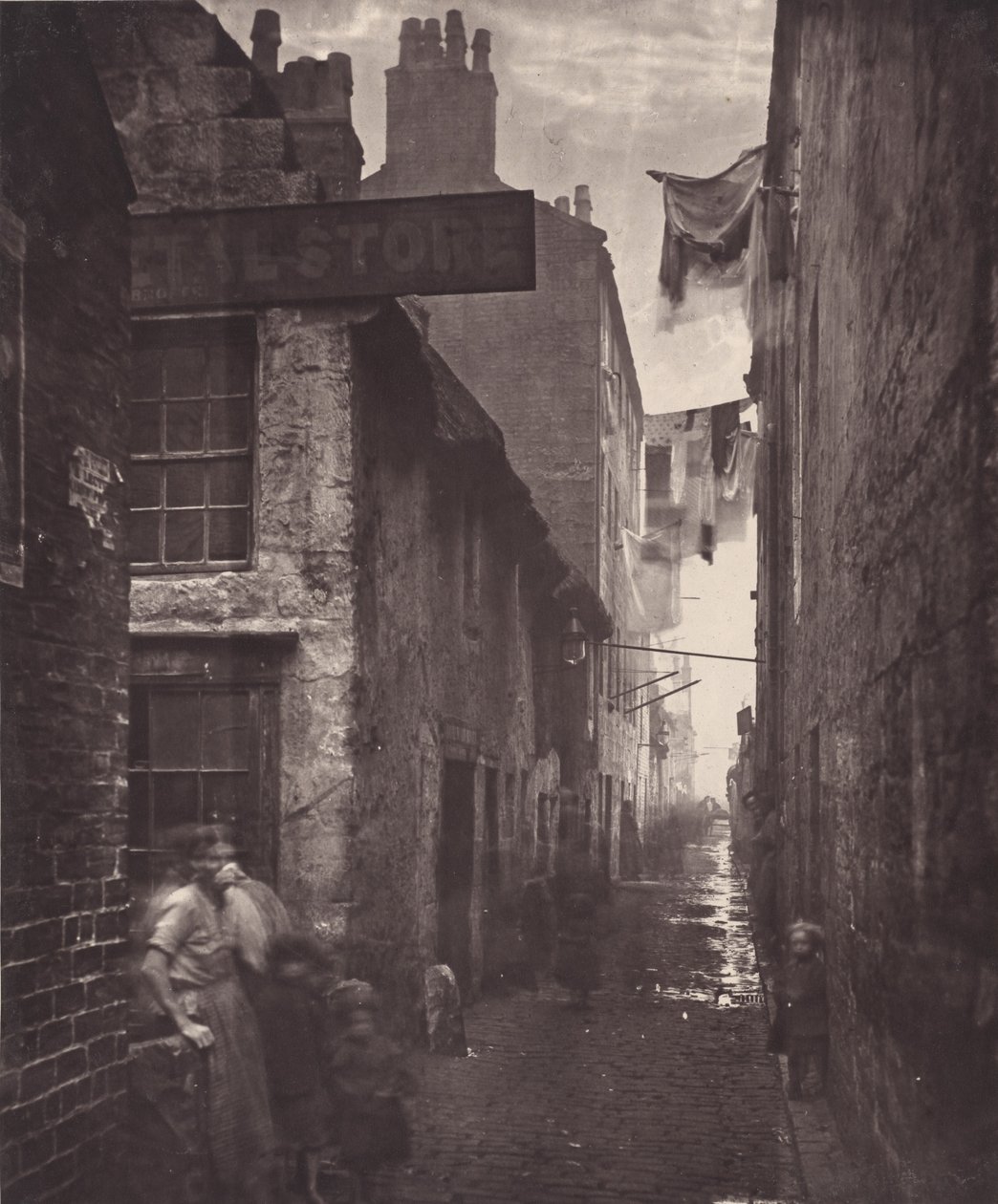 Alte Gasse, abseits der High Street von Thomas Annan