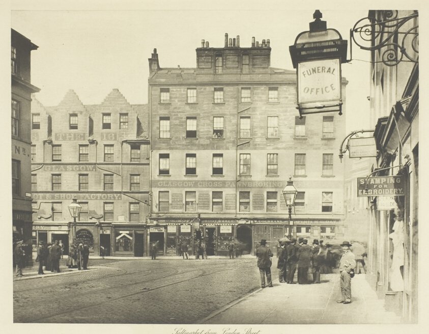 Saltmarket von der London Street von Thomas Annan