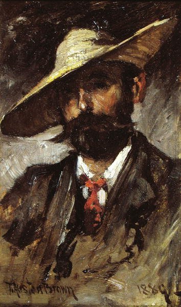 Selbstporträt von Thomas Austen Brown