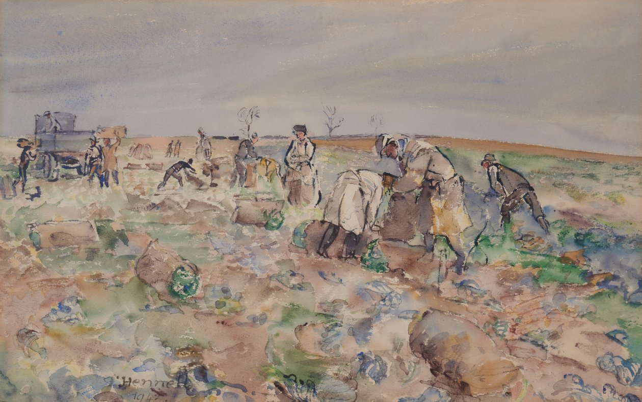 Im Kartoffelfeld von Thomas Barclay Hennell