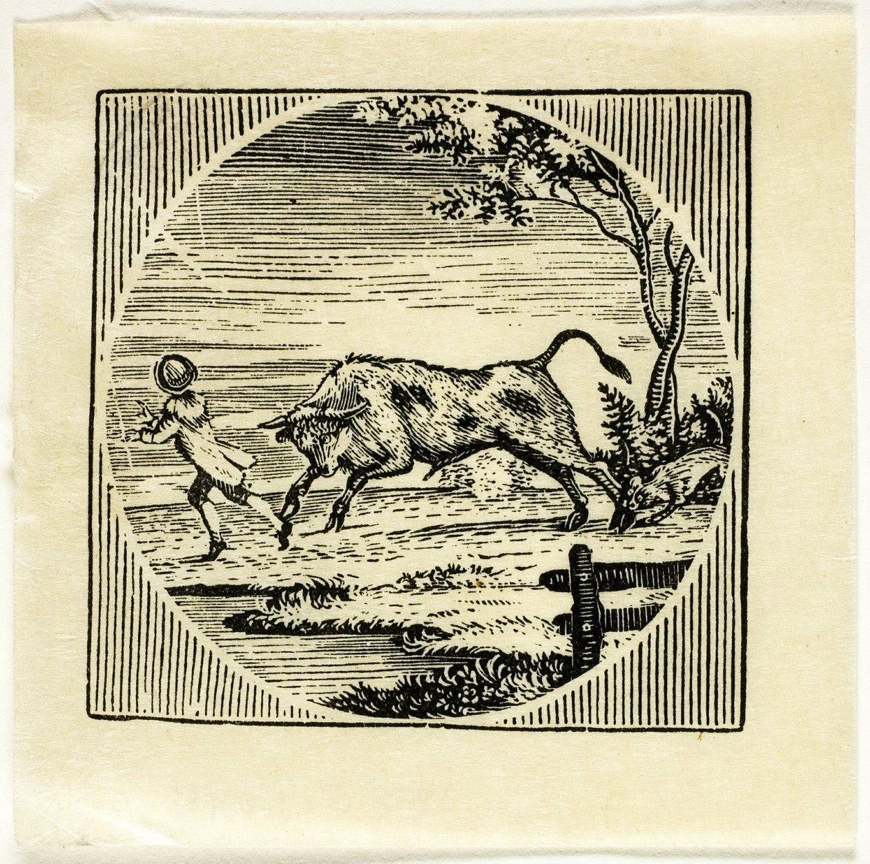 Buchillustration von Thomas Bewick