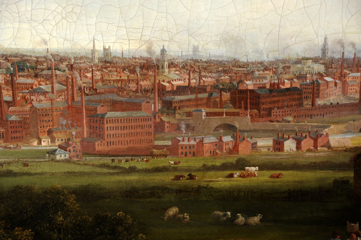 Ansicht von Leeds von Thomas Burras
