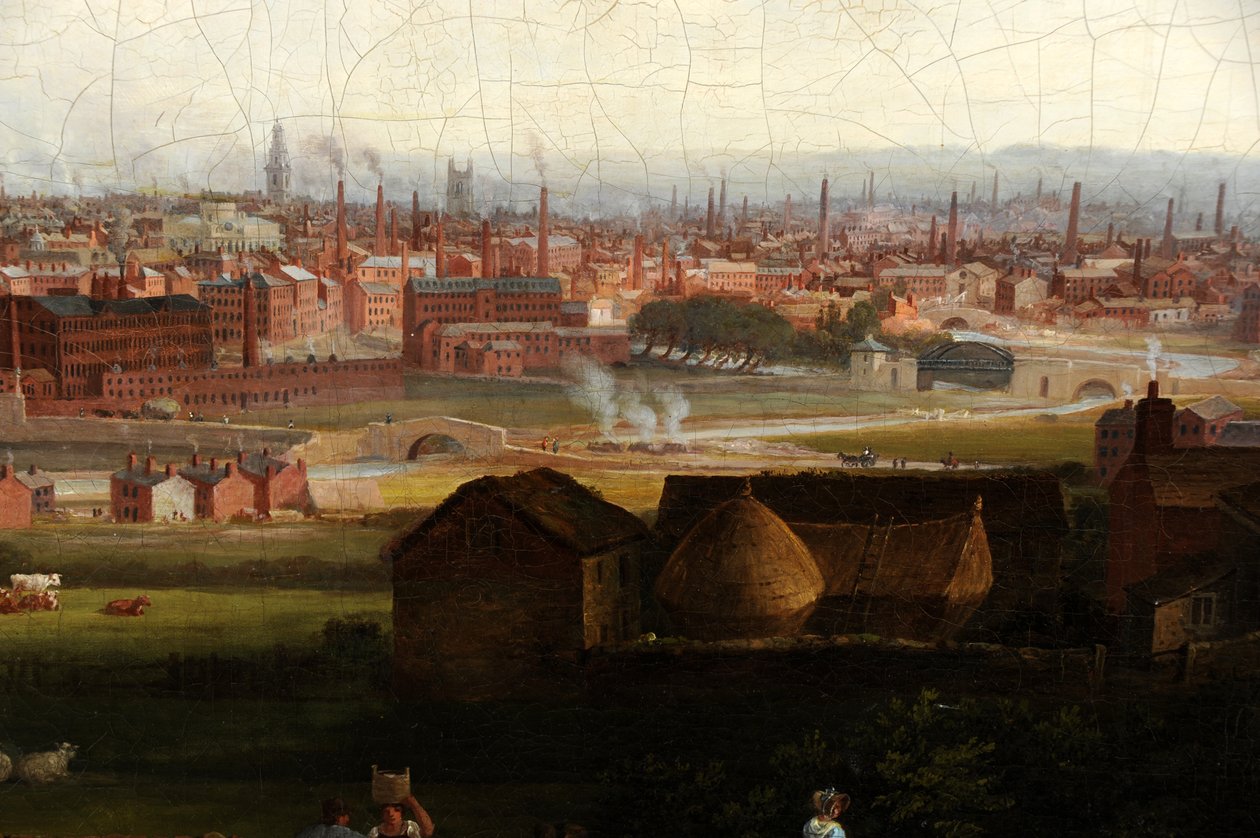 Ansicht von Leeds von Thomas Burras