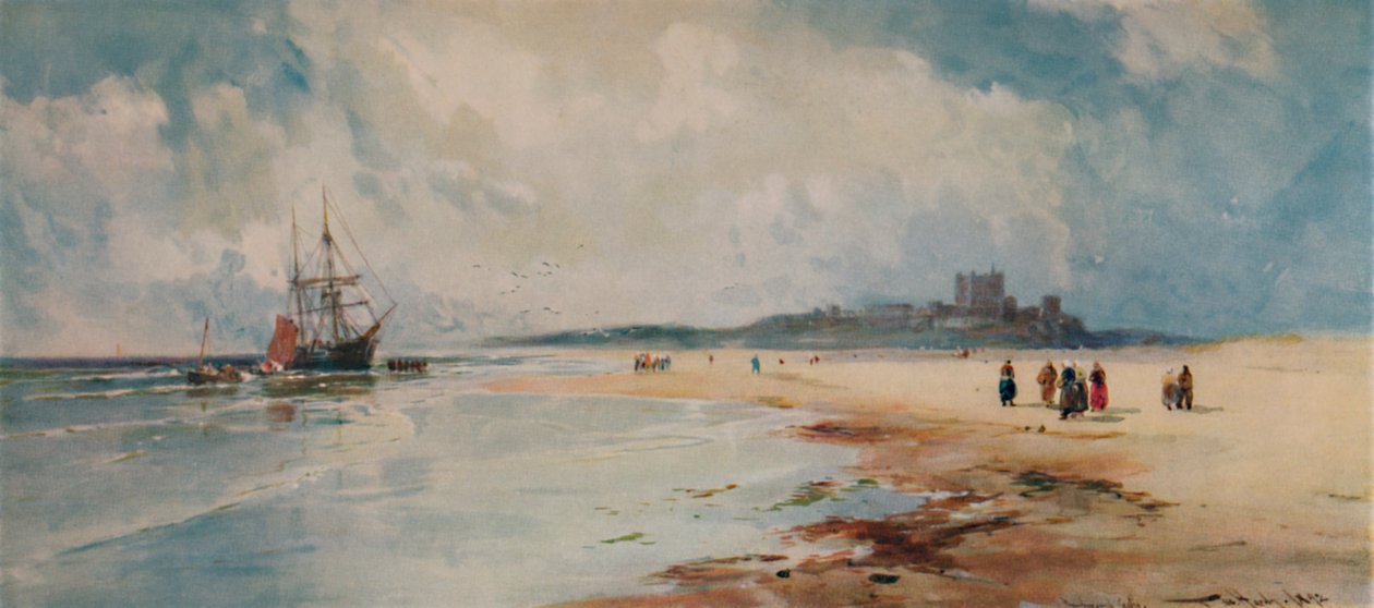 Bamborough Castle von Thomas Bush Hardy
