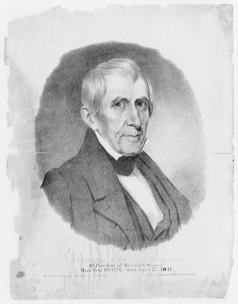 US-Präsident William Henry Harrison, 1841 von Thomas Campbell