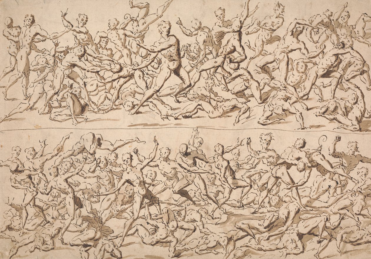 Figurenstudien von Thomas Carwitham