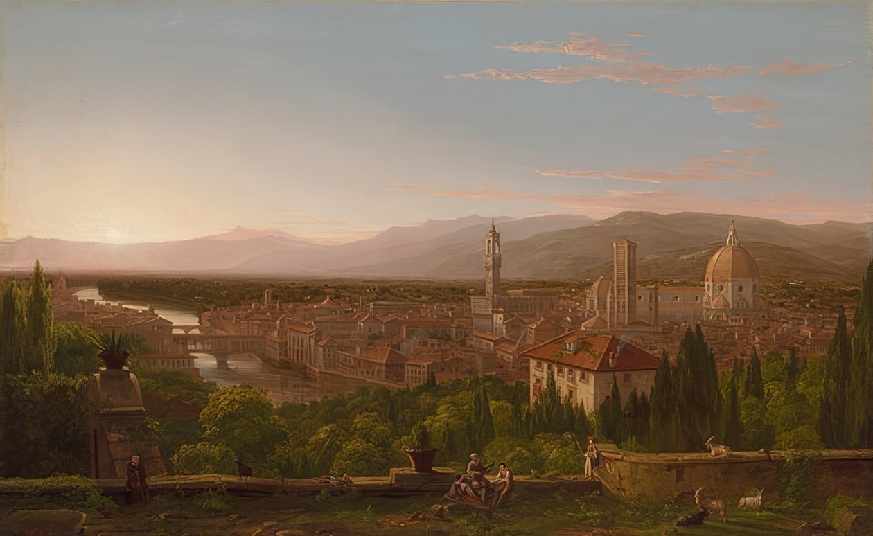 Blick auf Florenz von Thomas Cole