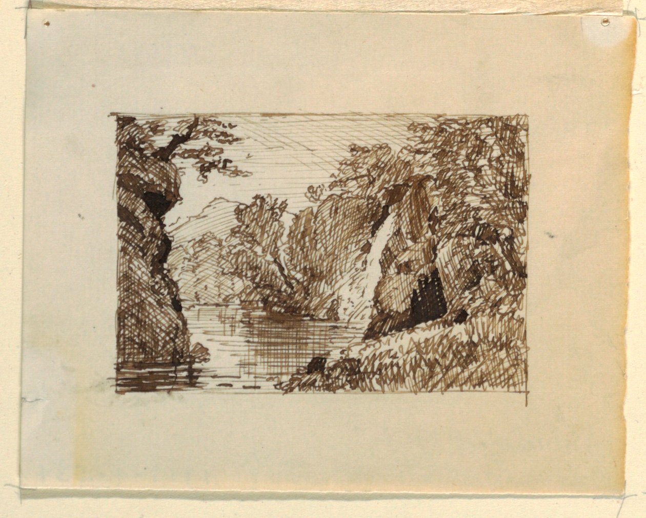 Imaginäre Landschaft von Thomas Cole