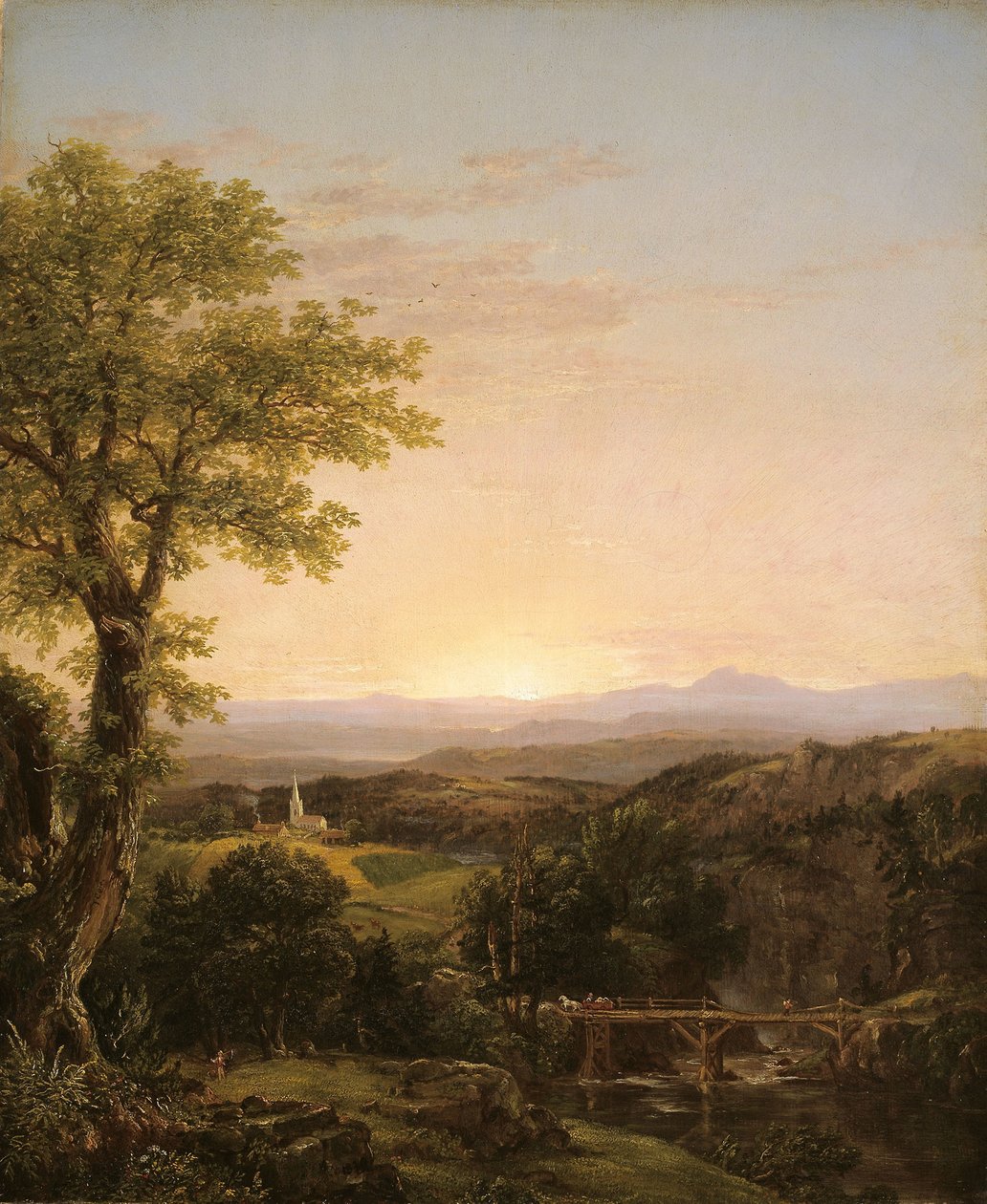 Neuengland-Landschaft, 1839 von Thomas Cole