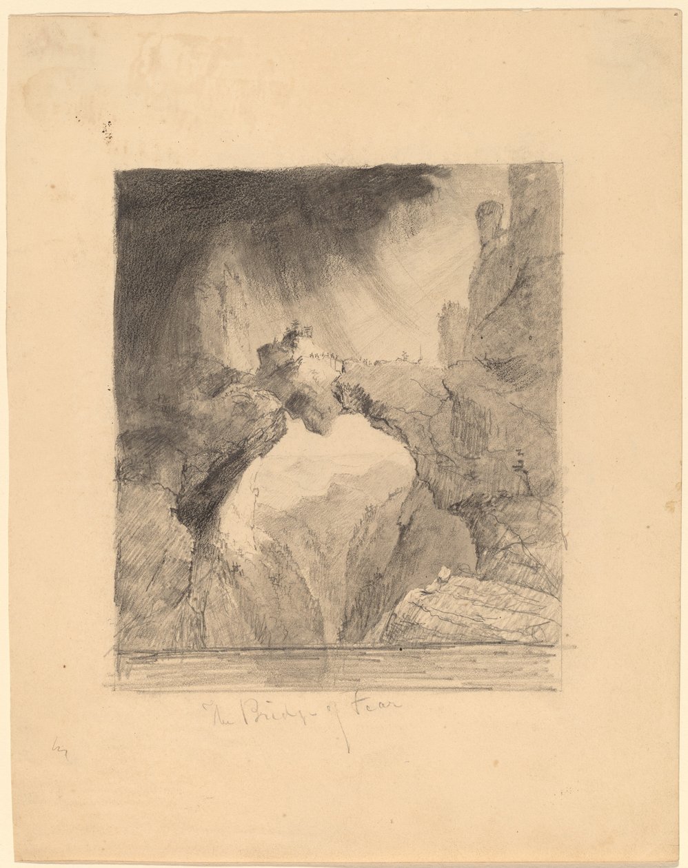 Die Brücke der Angst von Thomas Cole