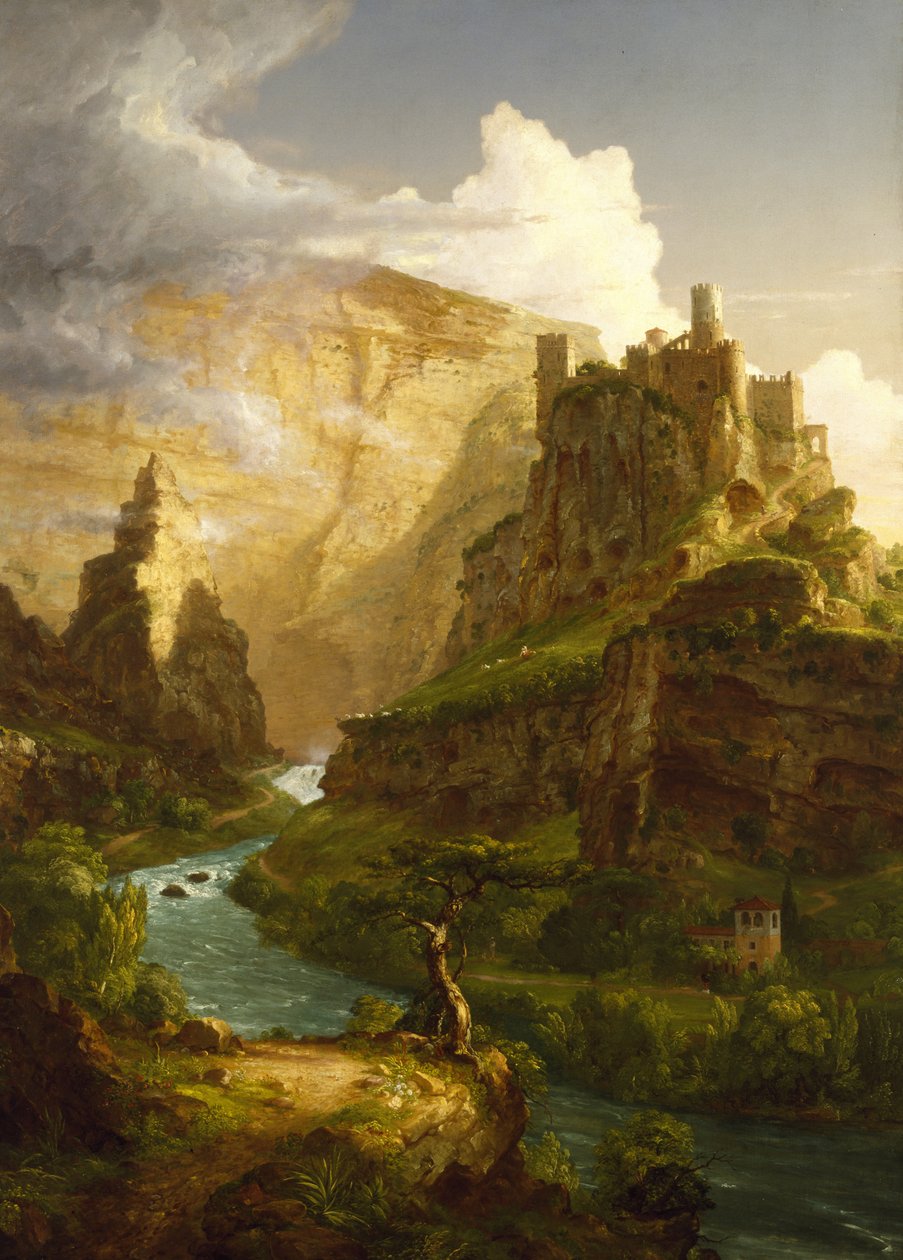 Der Brunnen von Vaucluse von Thomas Cole