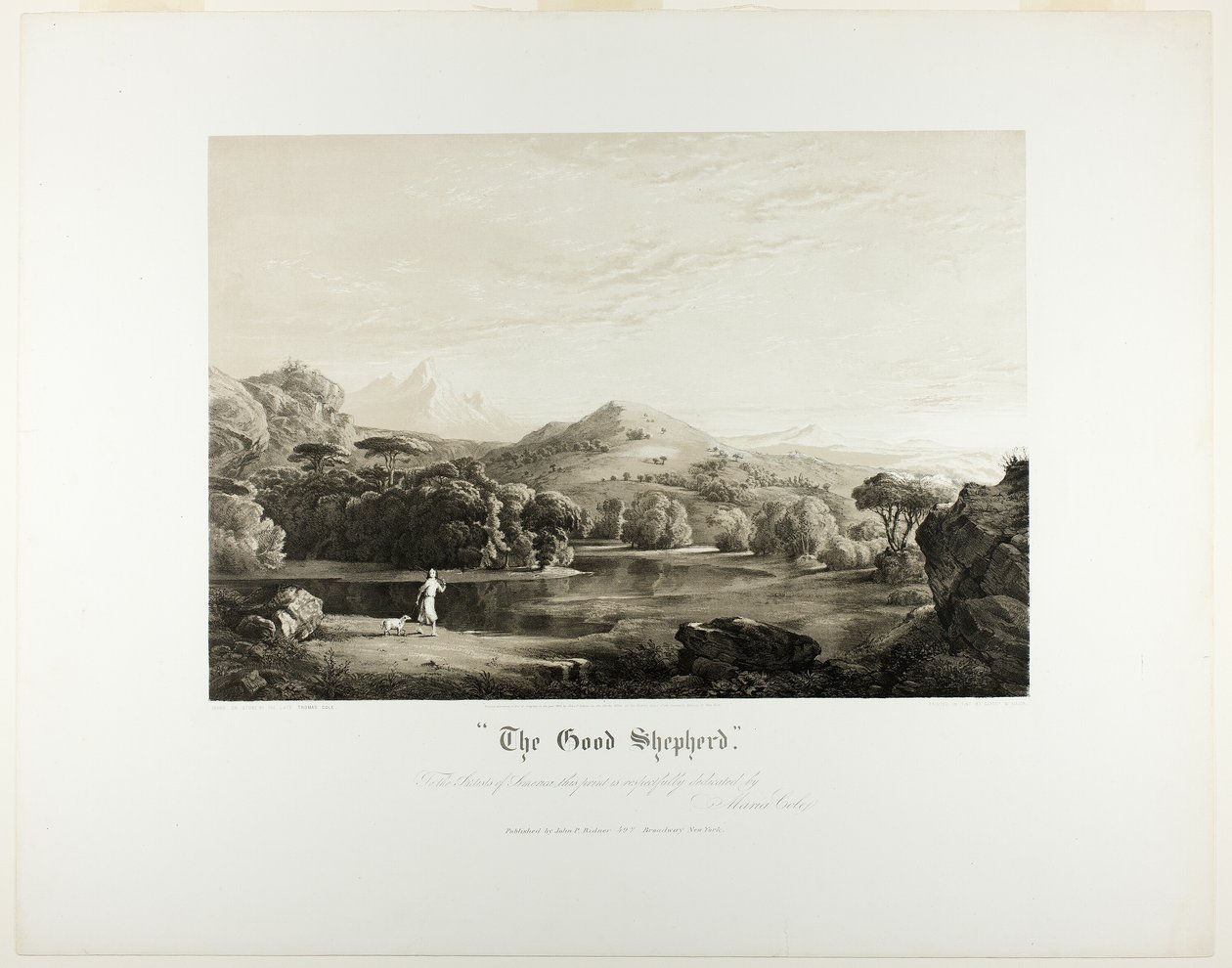 Der gute Hirte von Thomas Cole