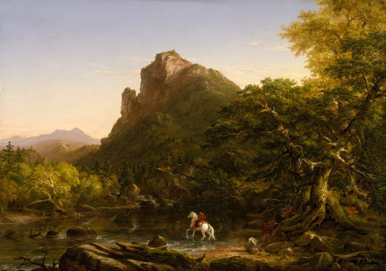 Der Bergübergang, 1846 von Thomas Cole