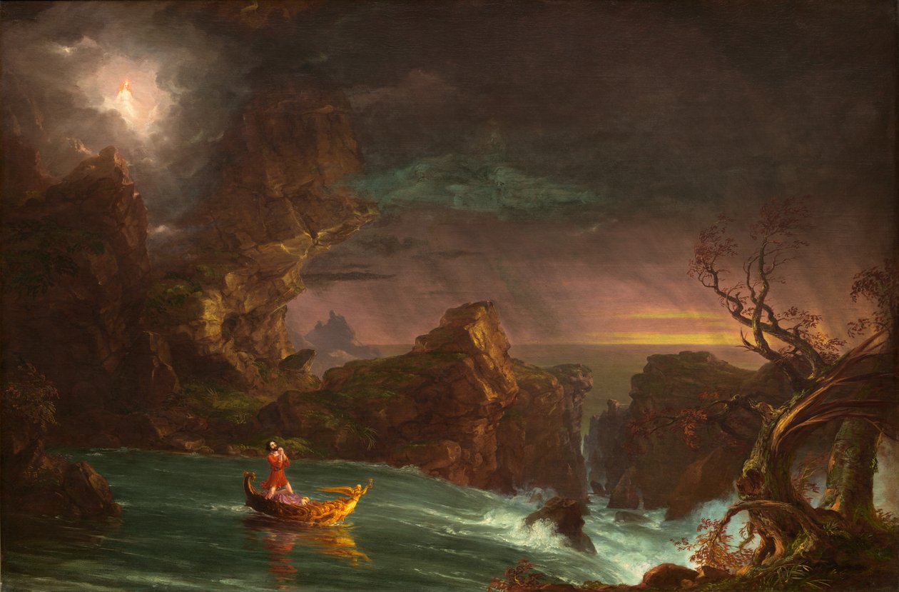 Die Reise des Lebens: Mannesalter von Thomas Cole