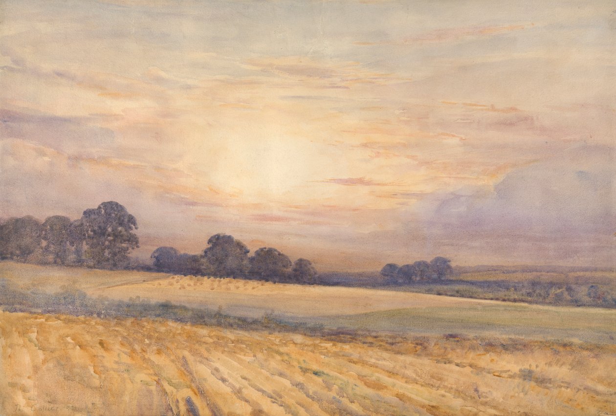 Landschaft bei Sonnenuntergang von Thomas Collier