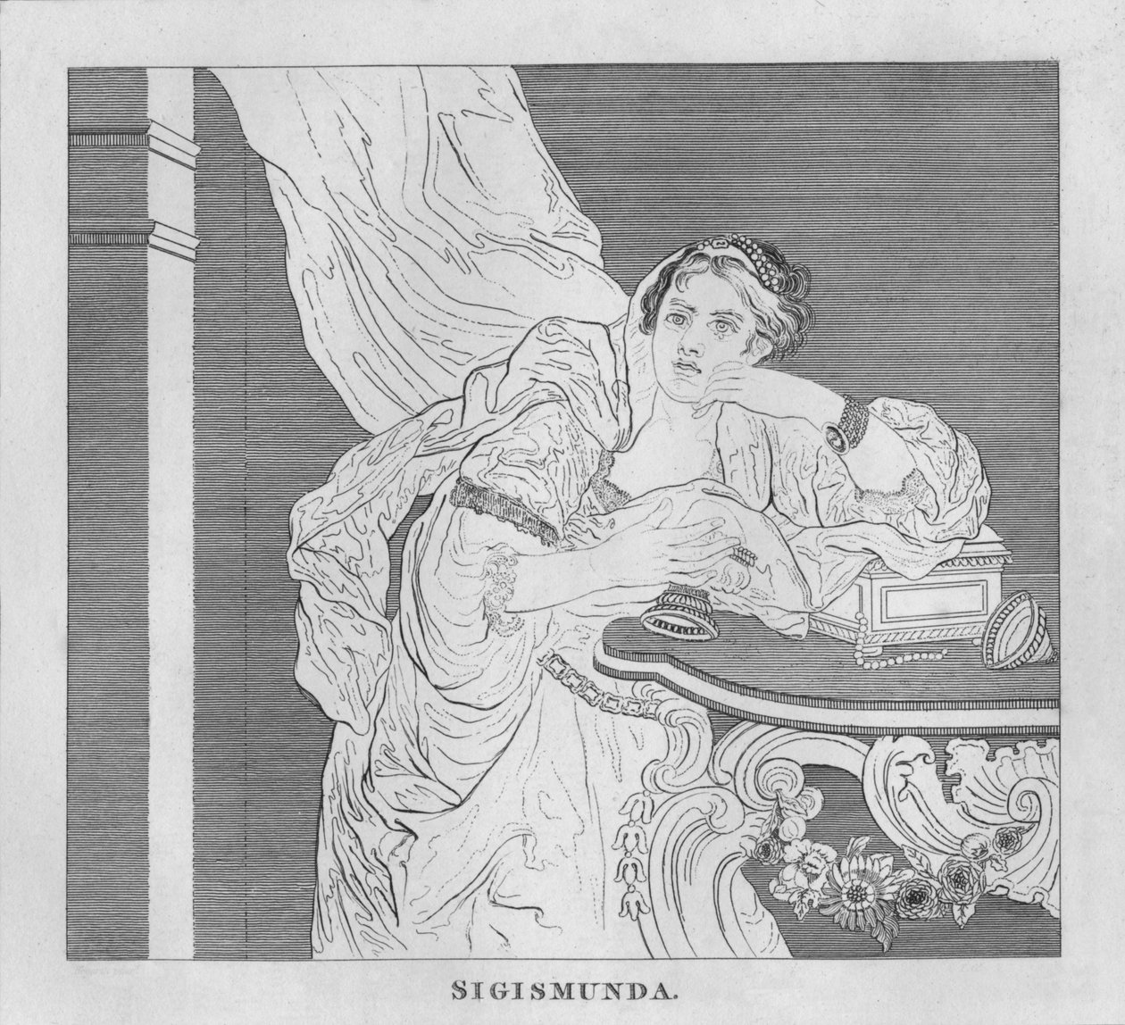 Sigismunda, 1808, 1827 von Thomas Cook