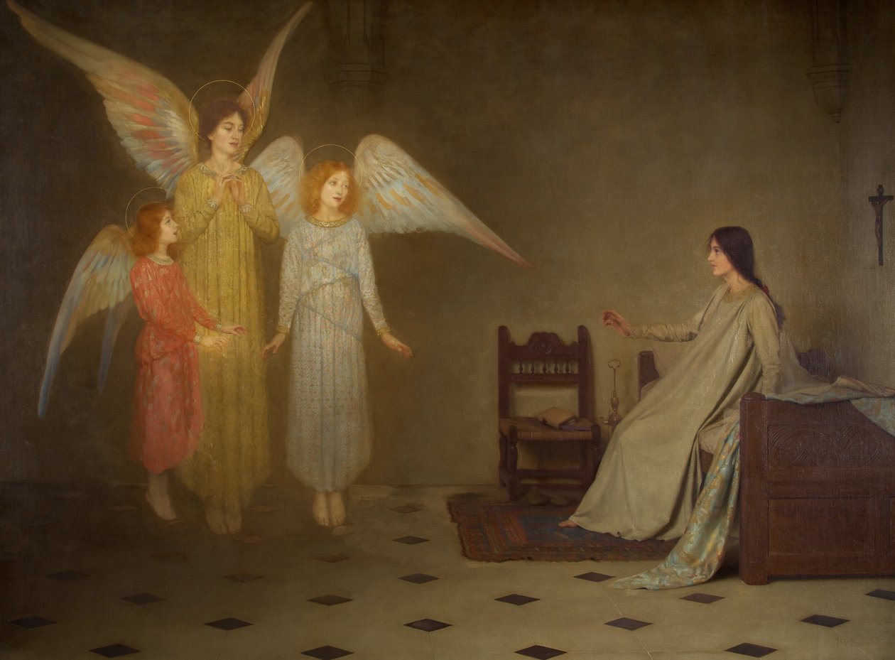 Das Erwachen, ca. 1898 von Thomas Cooper Gotch