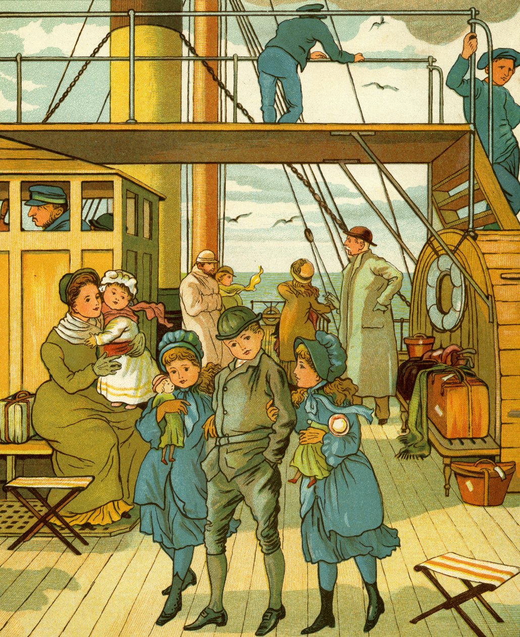 Überquerung des Kanals von Thomas Crane