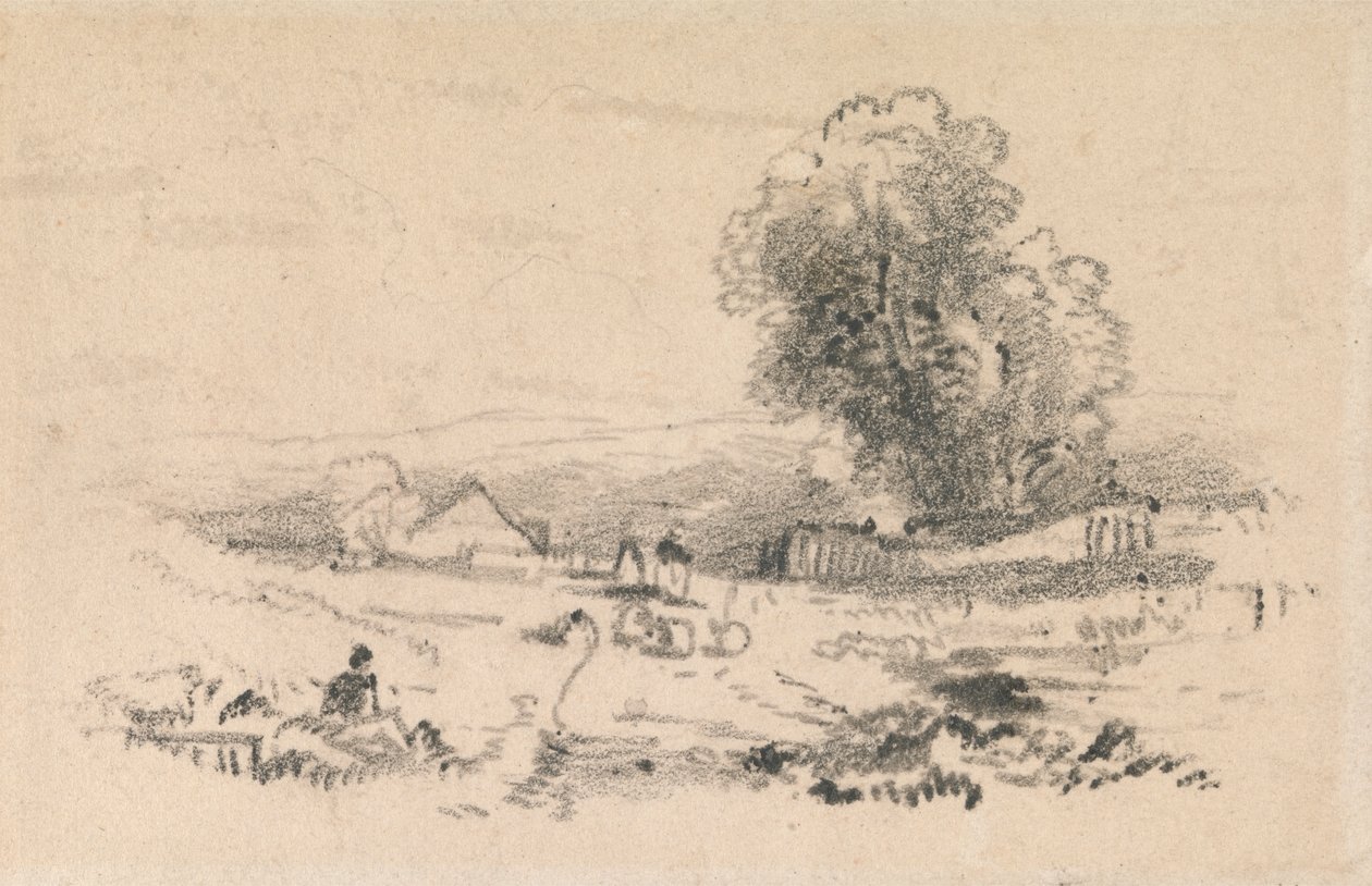 Der Weg zum Dorf von Thomas Creswick
