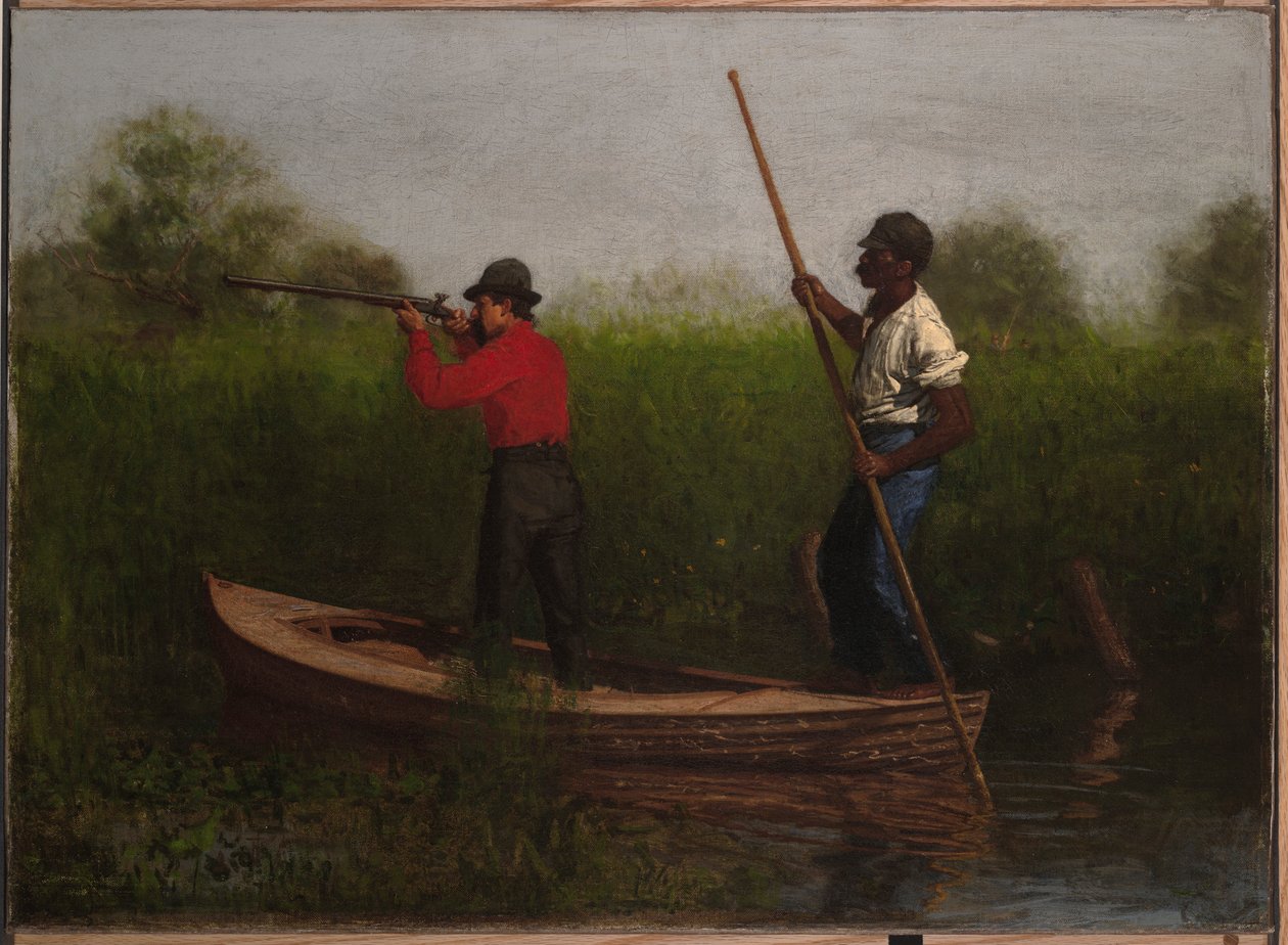 Schießen auf der Delaware von Thomas Eakins