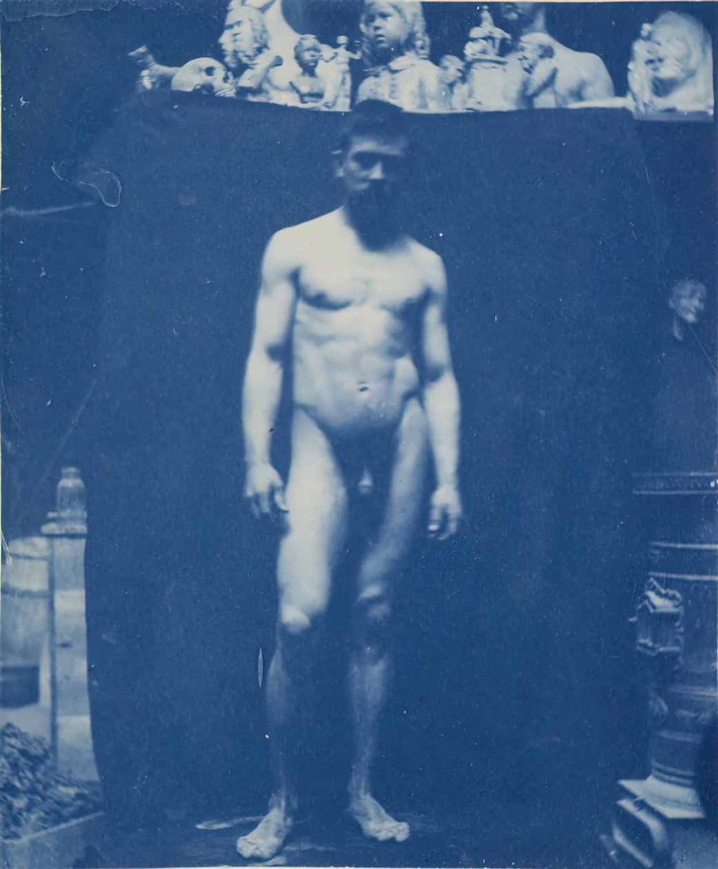 Stehender Akt Samuel Murray, ca. 1890-1892 von Thomas Eakins
