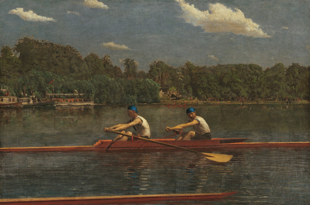 Die Biglin-Brüder beim Rennen, 1872 von Thomas Eakins