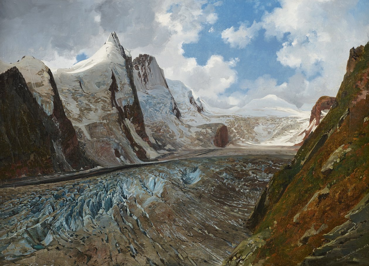Der Großglockner mit der Pasterze von Thomas Ender