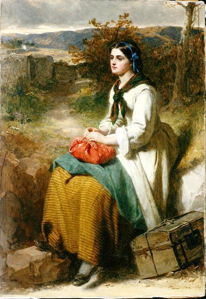 Lucys Flittin von Thomas Faed