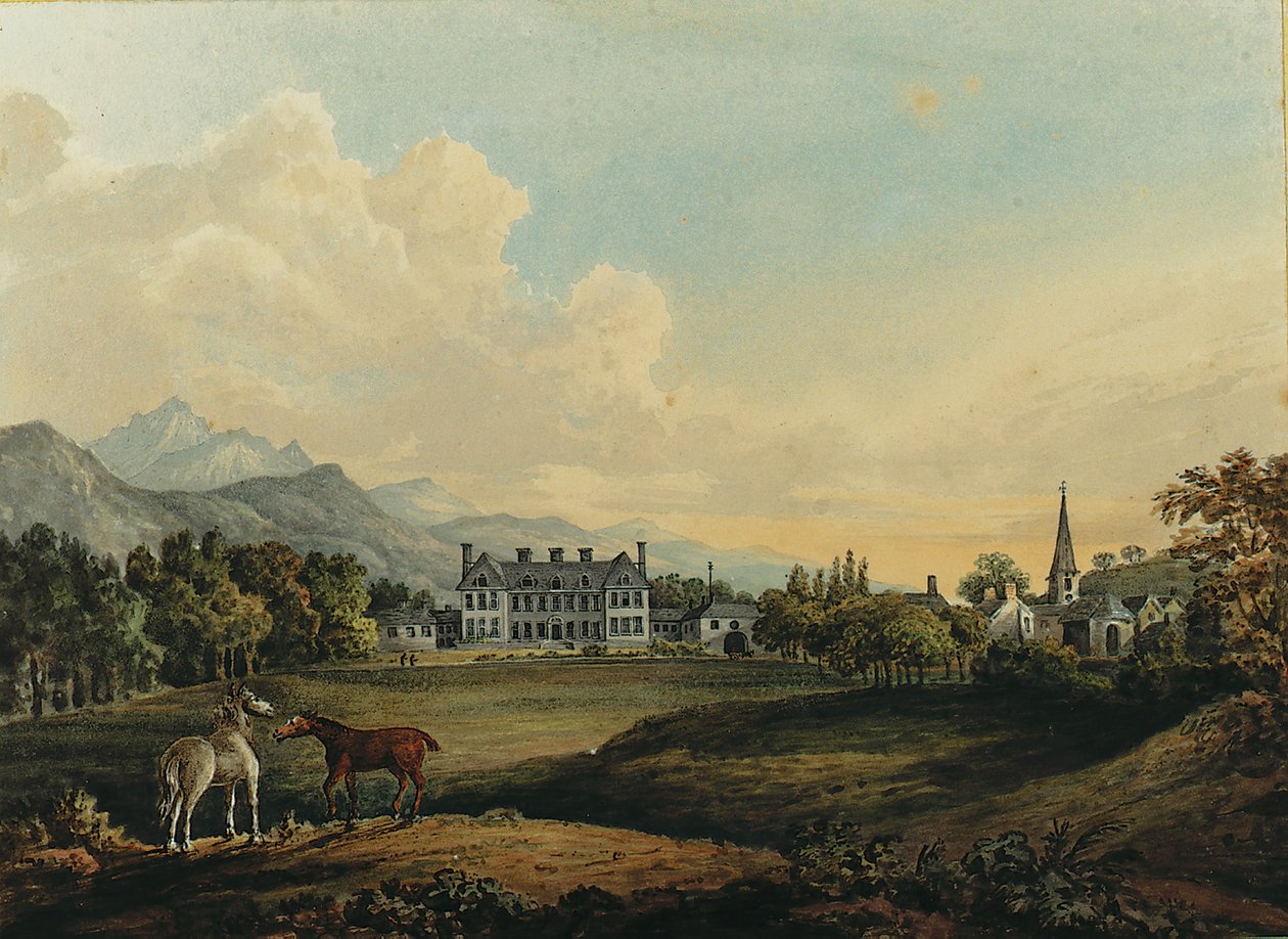 Ansichten in Killarney: Lord Kenmares Haus von Thomas Gage