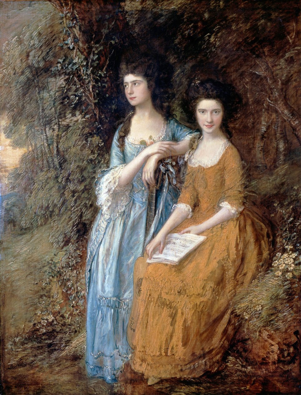 Elizabeth und Mary Linley von Thomas Gainsborough