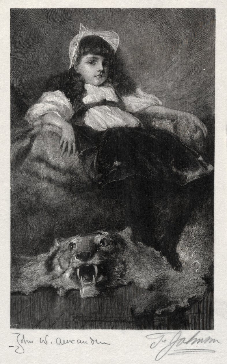 Porträt eines Kindes von Thomas George Johnson